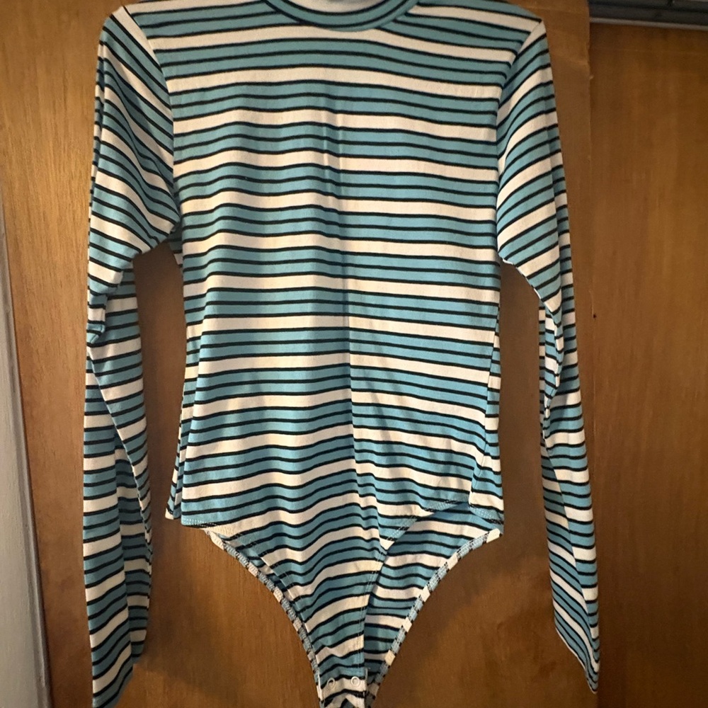 Striped Long Sleeve Bodysuit